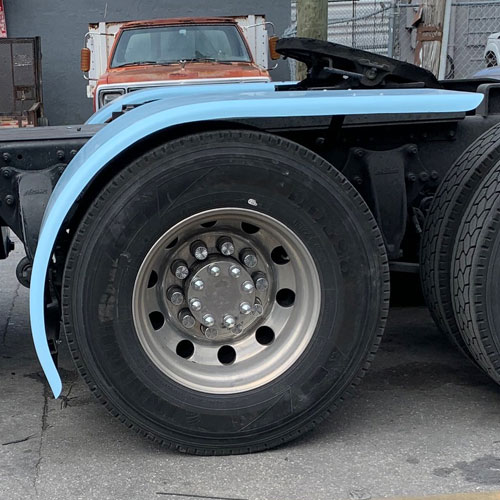 Half fender curved pair